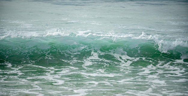 Blue ocean waves panorama on sea beautiful seascape tropical sea ocean or sea waves nature concept