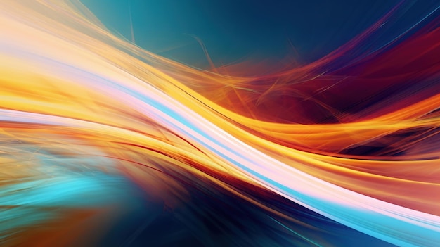 A blue and orange background with a blue and orange flame design.