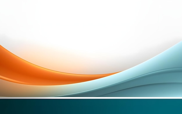 A blue and orange background with a white background and a blue background