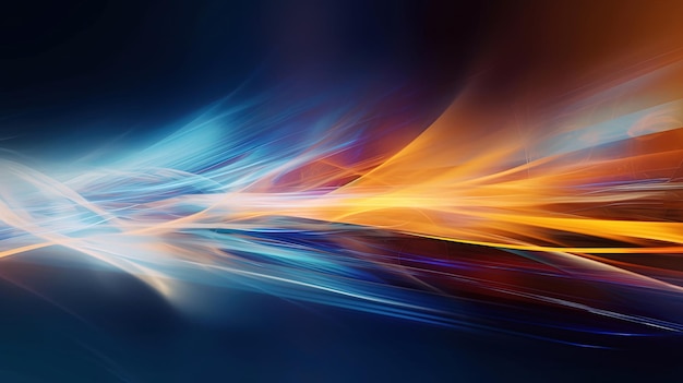 A blue and orange flame background with a blue background