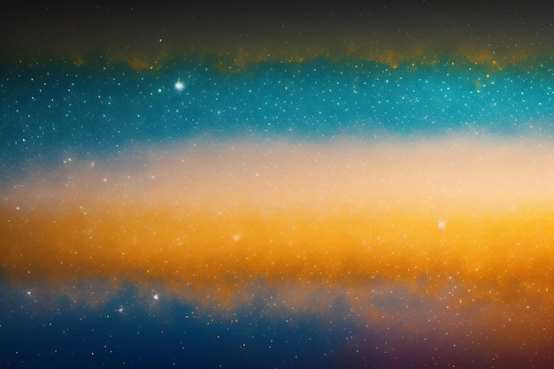 A blue and orange galaxy with a blue and orange galaxy background.