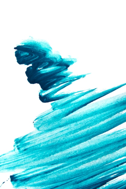 Blue paint strokes