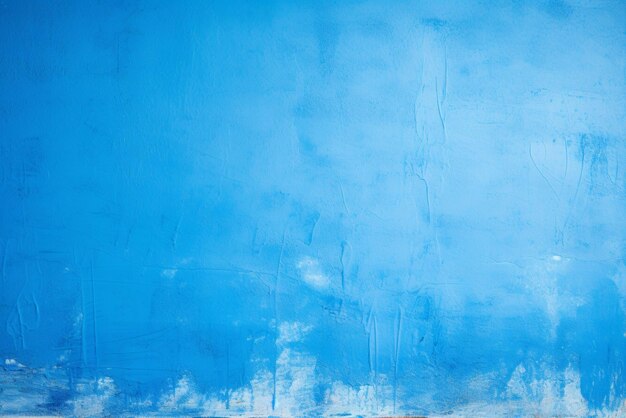 Blue Paint Wall Background Texture Photo