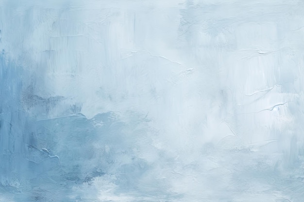 Blue Painted Background with Textured Artistic Brush Strokes Grey and Bright Accents in Abstract