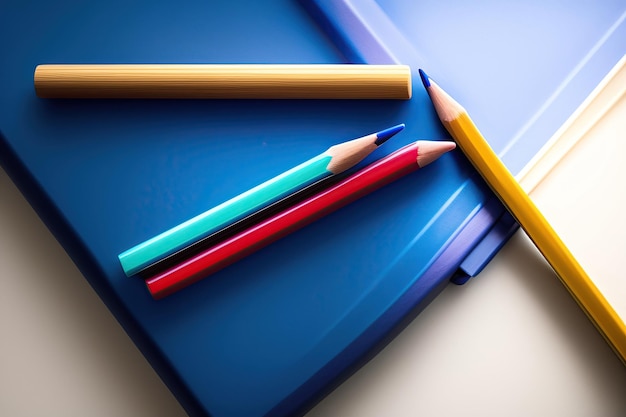 Blue pencil