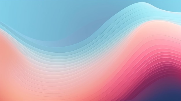 A blue and pink background with a wavy line.