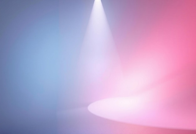 Blue and pink gradient background with spotlight