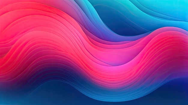 A blue and pink wave background with a pink and blue wave design.