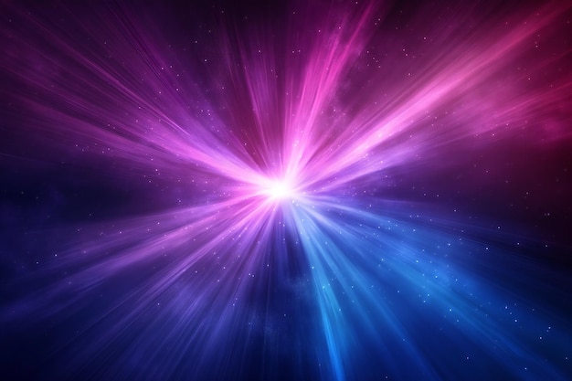 Photo a blue and purple galaxy with a blue background