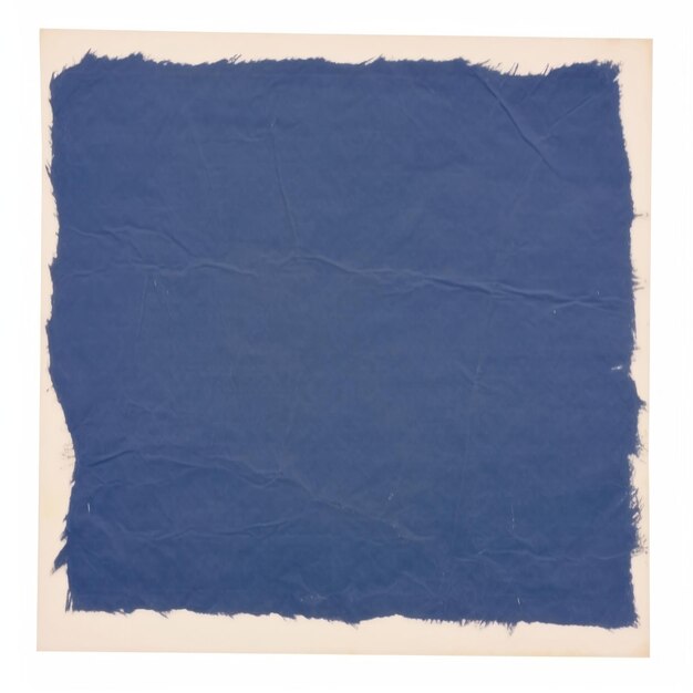 Photo blue rectangle ripped paper blackboard rug home decor