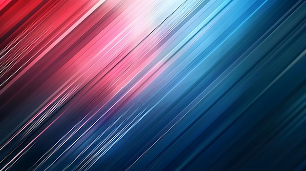 Photo blue red abstract presentation background with stripes lines