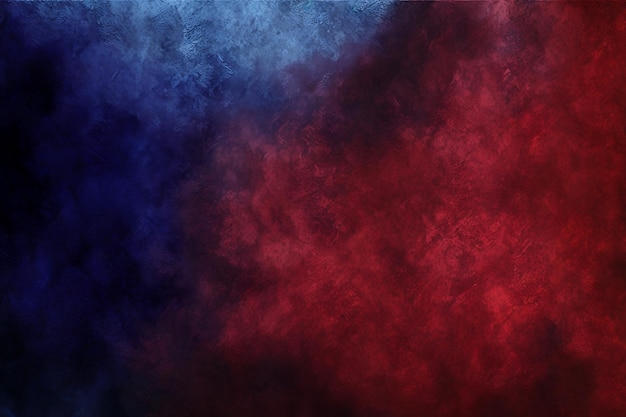 A blue and red smoke background with a white background.