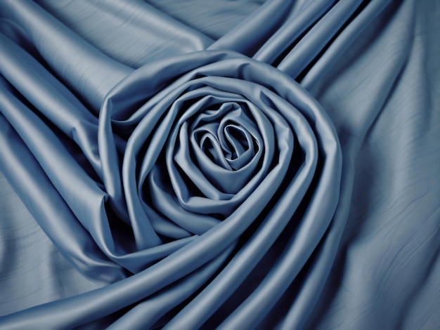 A blue rose is shown with a rose in the center.