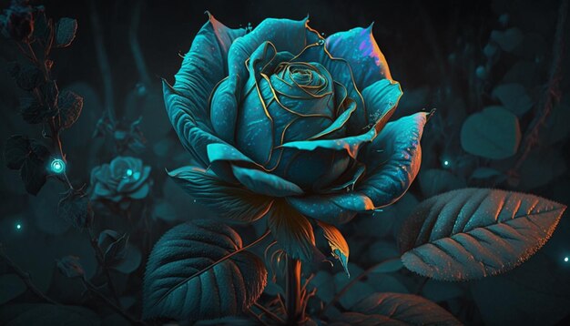 Blue roses