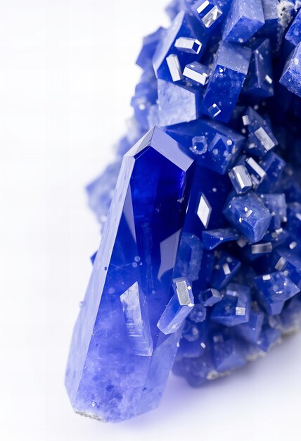 Photo a blue sapphire is next to a blue diamond