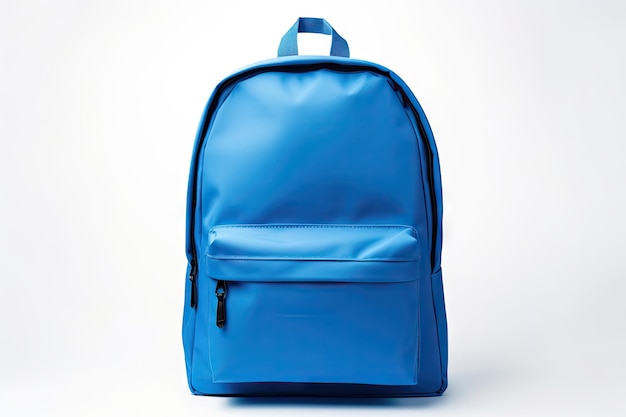 Blue school bag