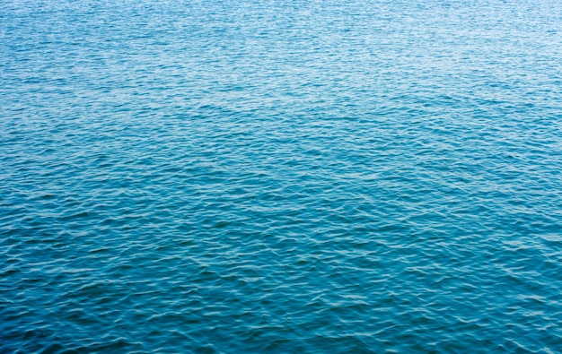 Blue sea water background texture