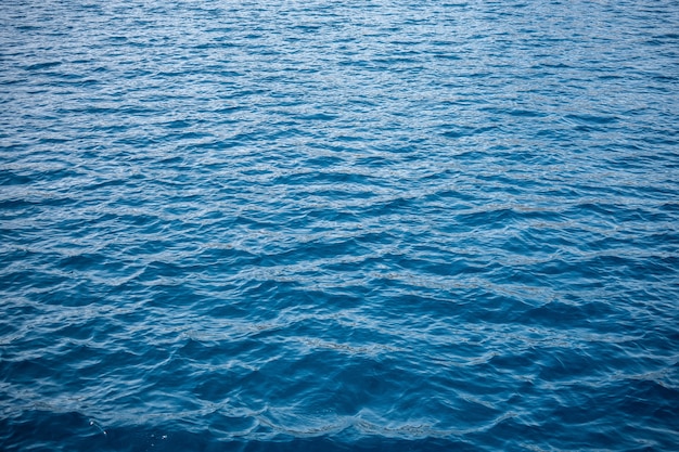 Blue sea water background texture