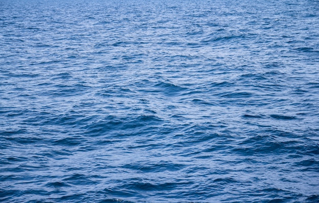 Blue sea waves