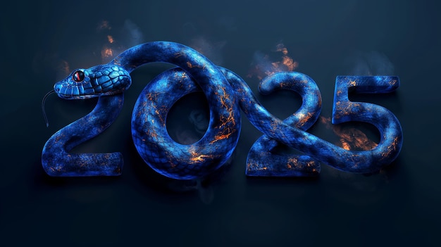 Blue Serpent Forming 2025 Year Design