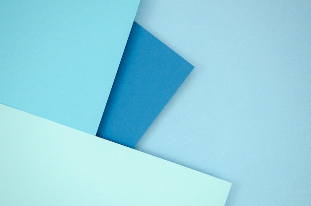 Blue shades of polygon paper design