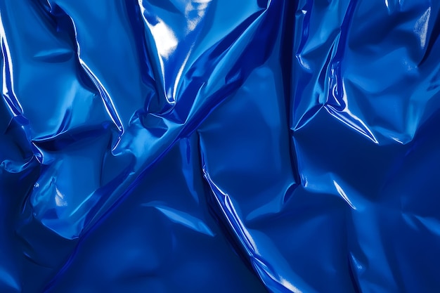 Blue Shiny Fabric