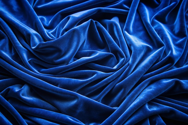 a blue silk blanket with a blue background that says quot blue quot