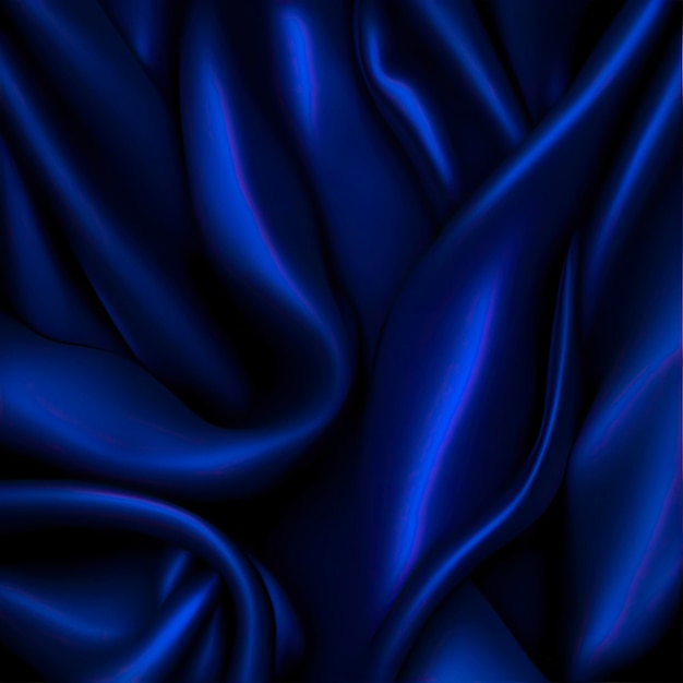 blue silky textile background cloth material texture