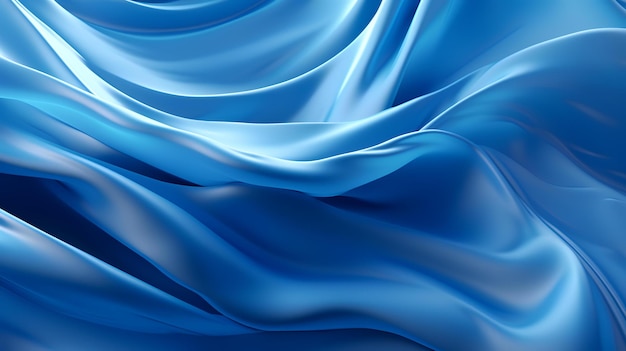 blue and silver waves on a blue background