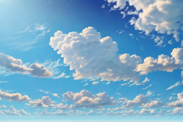 Blue Sky Background Sky Background Sky Wallpaper AI Generative