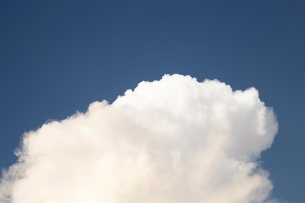 Blue sky background with cloud