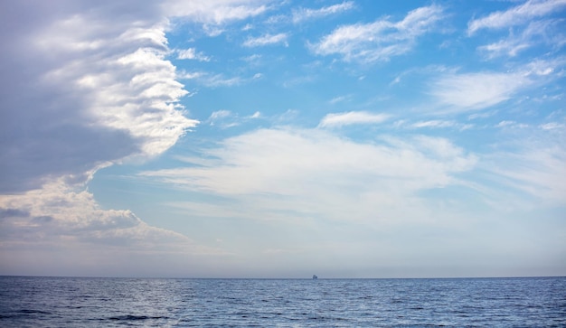 Blue sky background with clouds Natural sky background