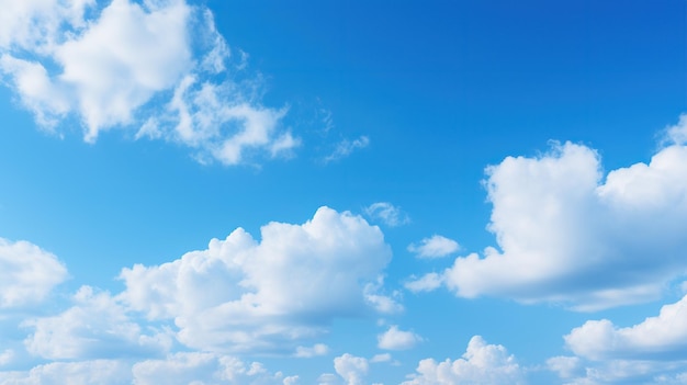 Blue sky background with clouds