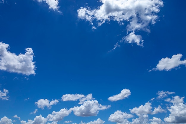 Blue sky background with clouds