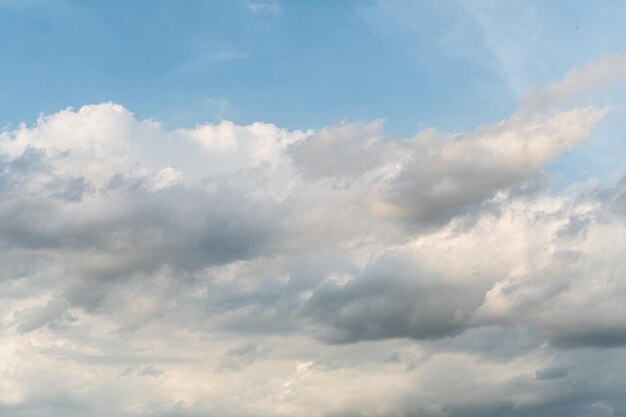 Blue sky background with clouds