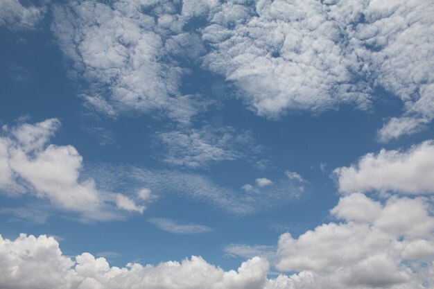 Blue sky background with cloudy.