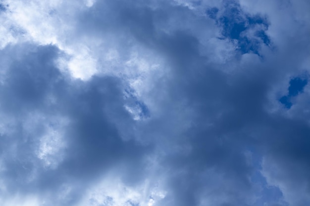 Blue sky background with Dark cloudsSky clouds