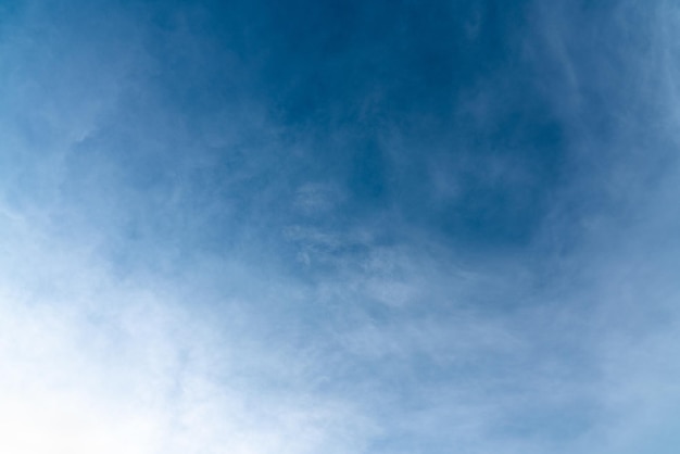 Blue sky background with many clouds Panorama