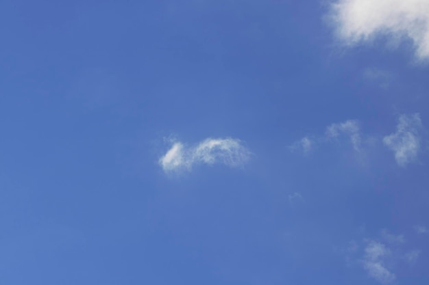 Blue Sky Background With Tiny Clouds Cinecmatic Colored Sky With Clouds