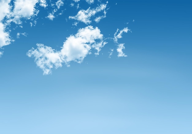 Blue sky background with tiny clouds. Nature background.