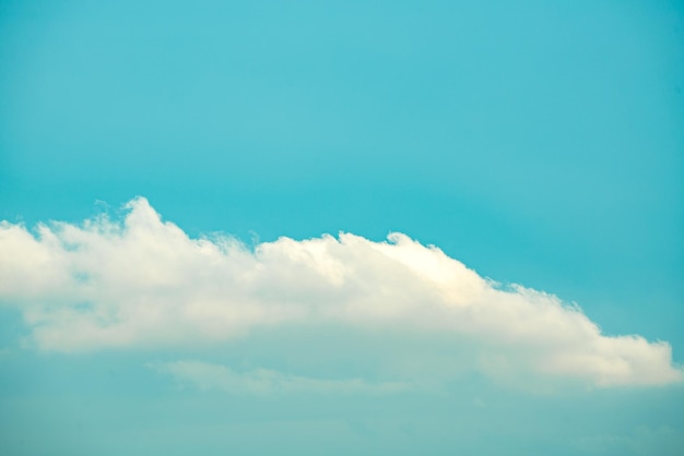 Blue sky background with tiny clouds panorama