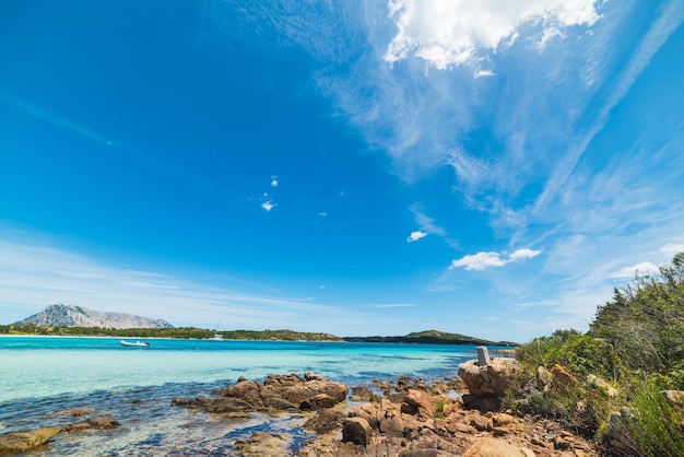 Blue sky over Cala Brandinchi