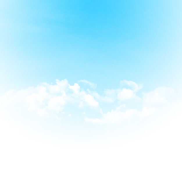 Blue sky and clouds abstract background illustration with copy space