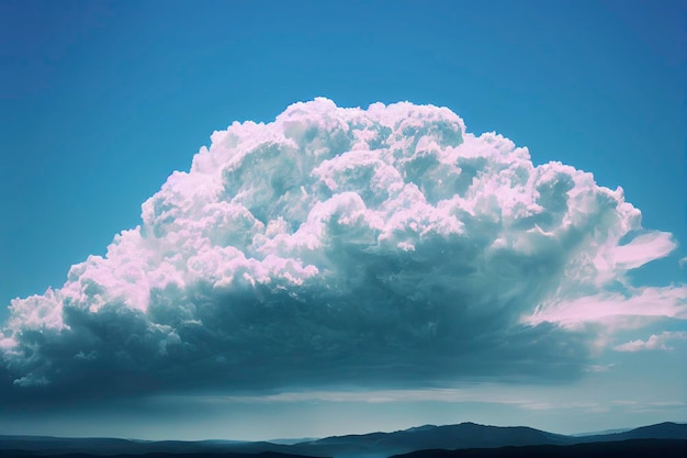 Blue sky and clouds background