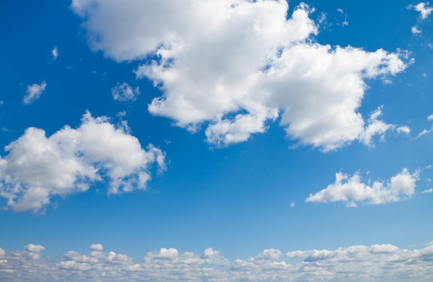 Blue sky and clouds, may be used as surface