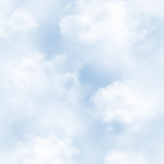 Blue sky and clouds Watercolor painting background