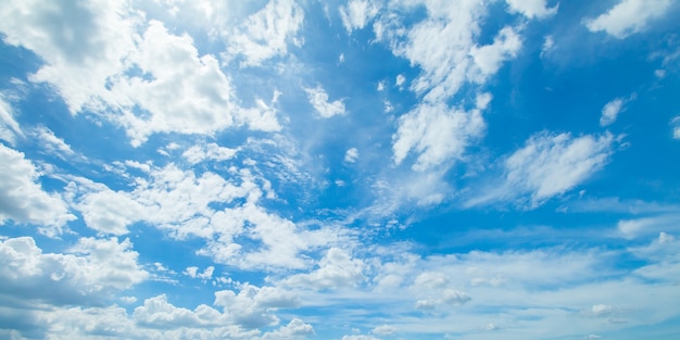 Blue sky and clouds