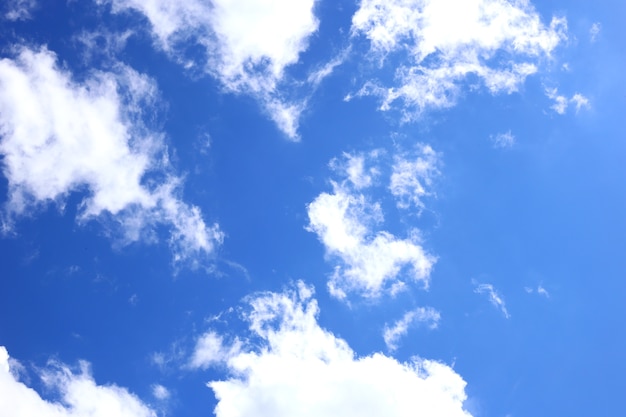 Blue sky, natural background.