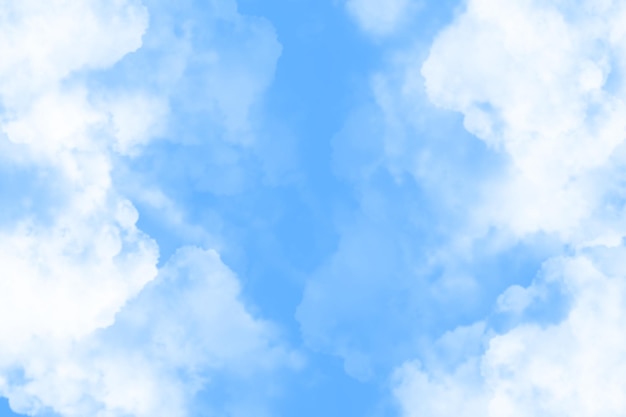 Photo blue sky and white cloud background