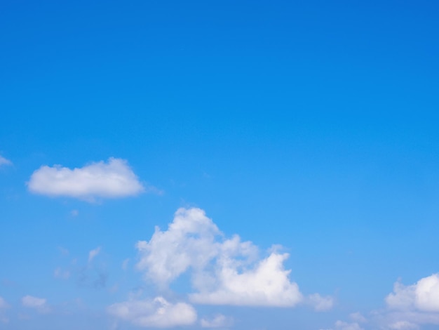 Blue sky and white cloud